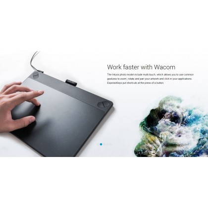 Wacom Intuos Art CTH-690/B0-CX 6×9 Inch Creative Pen & Touch Tablet - Mint Blue