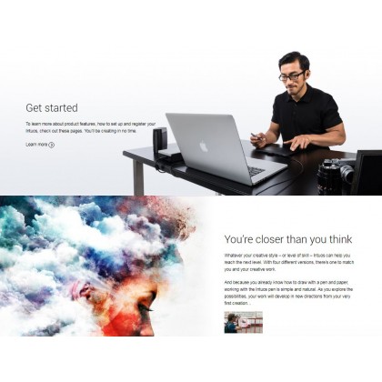 Wacom Intuos Art CTH-690/B0-CX 6×9 Inch Creative Pen & Touch Tablet - Mint Blue