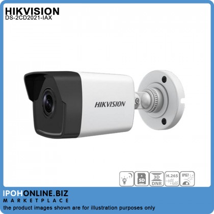 HIKVISION DS-2CD2021-IAX 2MP IR Fixed Bullet Network IP Camera