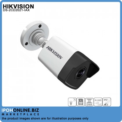 HIKVISION DS-2CD2021-IAX 2MP IR Fixed Bullet Network IP Camera