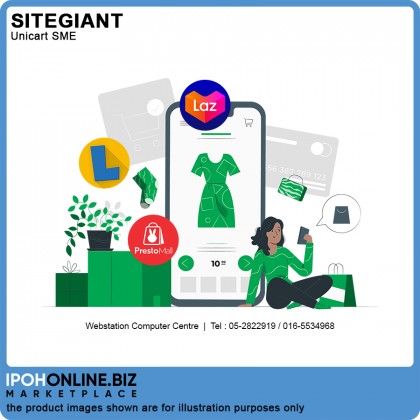 Sitegiant Unicart SME Malaysia Best E-Commerce Platform - FOC 16GB PenDrive / Online Training / 1 Year Unlimited Call Support Maintenance