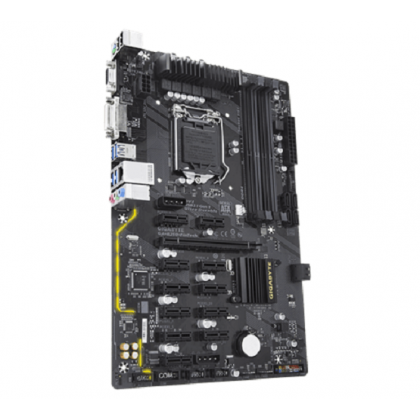 Gigabyte GA-B250-Fintech LGA 1151 Intel B250 DDR4 12 PCIe GPU AMD Nvidia USB 3.1 Cryptocurrency Mining Bitcoin Ethereum ATX Motherboard Gigabyte GA-B250-Fintech LGA 1151 Intel B250 DDR4 12 PCIe GPU AMD Nvidia USB 3.1 Cryptocurrency Mining Bitcoin Ethereum ATX Motherboard