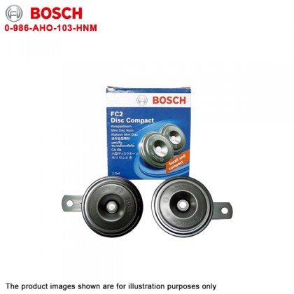 BOSCH FC2 Disc Compact 12V 105-118dB(A) 350/420Hz 0 986 AH0 103-HNM Mini Small and Compact Disc Horn
