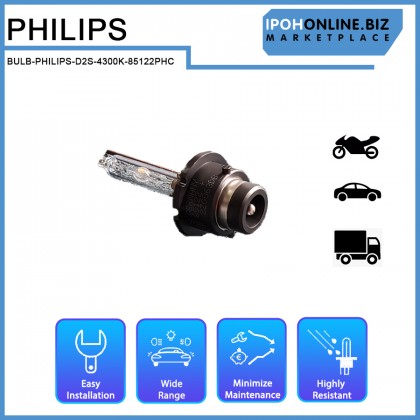 Philips D2S 35W 4300K 85122 Xenon HID Headlight Bulb Replacement Toyota Honda VW BMW Benz Philips D2S 35W 4300K 85122 Xenon HID Headlight Bulb Replacement Toyota Honda VW BMW Benz