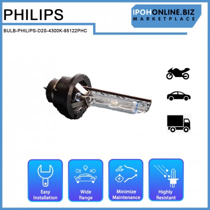 Philips D2S 35W 4300K 85122 Xenon HID Headlight Bulb Replacement Toyota Honda VW BMW Benz Philips D2S 35W 4300K 85122 Xenon HID Headlight Bulb Replacement Toyota Honda VW BMW Benz