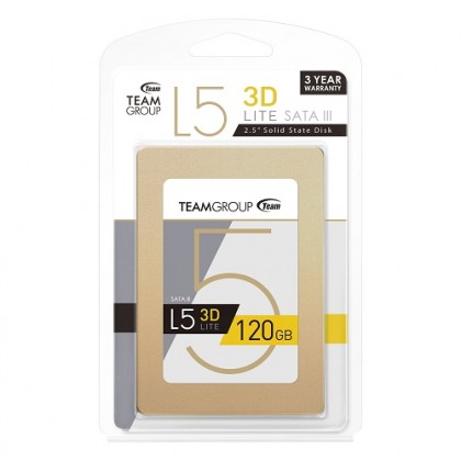 TeamGroup L5 LITE 3D 2.5 inch 120GB SATA III 3D NAND Internal Solid State Drive SSD