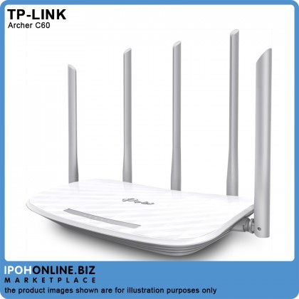 TP-Link Archer C60 AC1350 Wireless Dual Band Router TP-Link Archer C60 AC1350 Wireless Dual Band Router