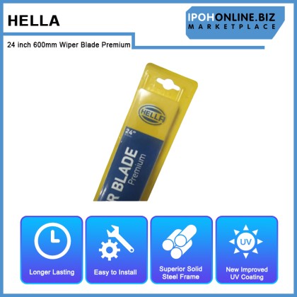 Hella 24 inch 600mm Wiper Blade Premium 9XW 177 935-241 For Alfa Romeo Chevrolet Citroen Fiat Honda Hyundai Kia Mazda Mitsubishi Nissan Peugeot Renault Ssangyong Toyota Hella 24 inch 600mm Wiper Blade Premium 9XW 177 935-241 For Alfa Romeo Chevrolet Citroen Fiat Honda Hyundai Kia Mazda Mitsubishi Nissan Peugeot Renault Ssangyong Toyota