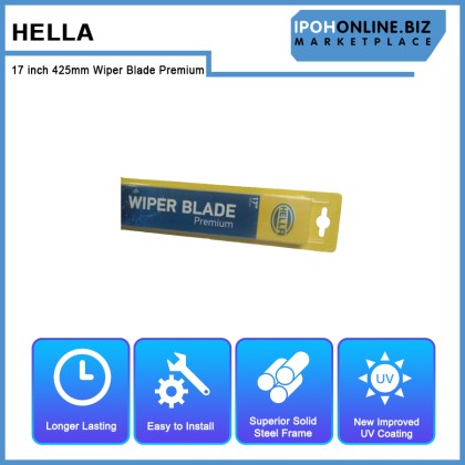 Hella 17 inch 425mm Wiper Blade Premium 9XW 177 935-171 For Alfa Romeo BMW Daihatsu Ford Honda Hyundai Mitsubishi Perodua Proton Subaru Suzuki Toyota Hella 17 inch 425mm Wiper Blade Premium 9XW 177 935-171 For Alfa Romeo BMW Daihatsu Ford Honda Hyundai Mitsubishi Perodua Proton Subaru Suzuki Toyota
