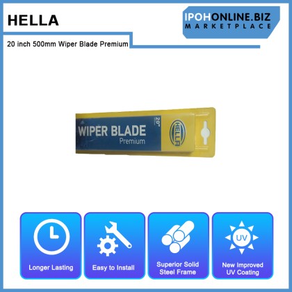 Hella 20 inch 500mm Wiper Blade Premium 9XW 177 935-201 For BMW Fiat Honda Hyundai Kia Land Rover Mazda Mitsubishi Nissan Perodua Proton Renault Ssangyong Subaru Toyota Hella 20 inch 500mm Wiper Blade Premium 9XW 177 935-201 For BMW Fiat Honda Hyundai Kia Land Rover Mazda Mitsubishi Nissan Perodua Proton Renault Ssangyong Subaru Toyota