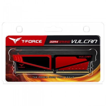TeamGroup T-FORCE VULCAN 8GB DDR4 2400 PC4 19200 UDIMM Desktop Gaming RAM TLRED48G2400HC1401