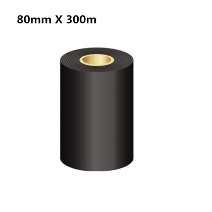 Wax Barcode Ribbon 80mm x 300m - 1pcs