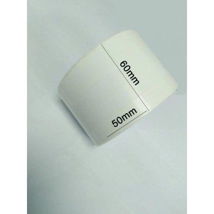 1 Roll Wax Barcode Ribbon 80mm x 300m + 3 Barcode Label 60mm x 50mm (1000 pieces per barcode label)