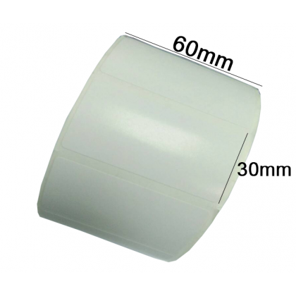 3 Roll Wax Barcode Ribbon 80mm x 300m + 10 Barcode Label 60mm x 30mm (2000pcs per barcode label)