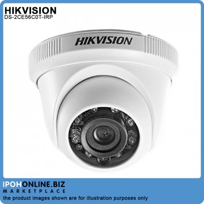 Hikvision DS-2CE56C0T-IRP 1MP 3.6mm Fixed Indoor Turret Camera