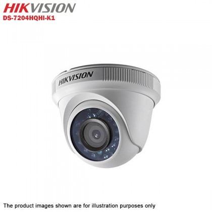 Hikvision Turbo HD 4 Channel CCTV DVR DS-7204HQHI-K1 + Hikvision 1MP 720P Bullet Camera DS-2CE16C0T-IRP & Dome Camera DS-2CE56C0T-IRP + 1TB Seagate Skyhawk CCTV HDD