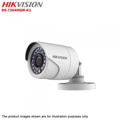 Hikvision Turbo HD 4 Channel CCTV DVR DS-7204HQHI-K1 + Hikvision 1MP 720P Bullet Camera DS-2CE16C0T-IRP & Dome Camera DS-2CE56C0T-IRP + 1TB Seagate Skyhawk CCTV HDD