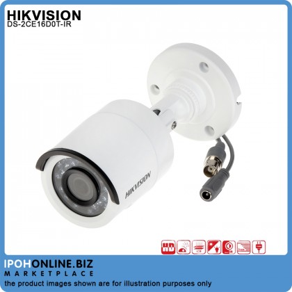 Hikvision DS-2CE16D0T-IR 2MP 3.6mm 1080P Fixed Mini Bullet Camera