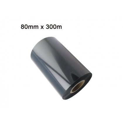 3 Roll Wax Barcode Ribbon 80mm x 300m + 10 Barcode Label 35mm x 25mm 2UP (2000pcs per barcode label)