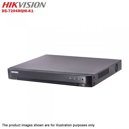 Hikvision Turbo HD 4 Channel CCTV DVR DS-7204HQHI-K1 + Hikvision 1MP 720P Indoor IR Dome Camera DS-2CE56C0T-IRP + 1TB WD PURPLE CCTV HDD