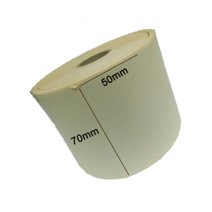 1 Roll Wax Barcode Ribbon 80mm x 300m + 3 Barcode Label 70mm x 50mm (1000pcs per barcode label)
