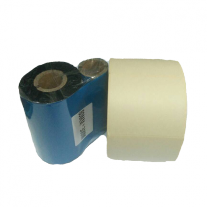 1 Roll Wax Barcode Ribbon 80mm x 300m + 3 Barcode Label 70mm x 50mm (1000pcs per barcode label)