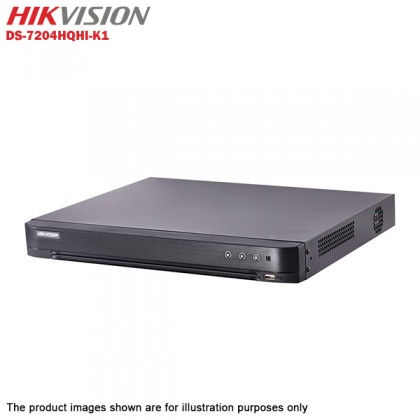 Hikvision Turbo HD 4 Channel CCTV DVR DS-7204HQHI-K1 + Hikvision 1MP 720P Outdoor IR Bullet Camera DS-2CE16C0T-IRP + 1TB Toshiba 7200 CCTV HDD