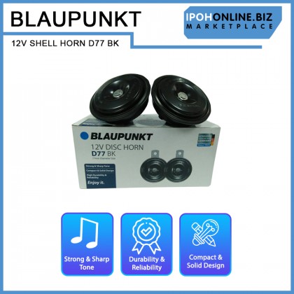 Blaupunkt 12V D77 BK 77mm Disc Horn - GERMANY