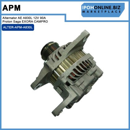 APM Alternator AE A830L 12V 90A Proton Saga EXORA CAMPRO APM Alternator AE A830L 12V 90A Proton Saga EXORA CAMPRO