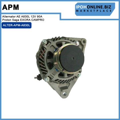 APM Alternator AE A830L 12V 90A Proton Saga EXORA CAMPRO APM Alternator AE A830L 12V 90A Proton Saga EXORA CAMPRO
