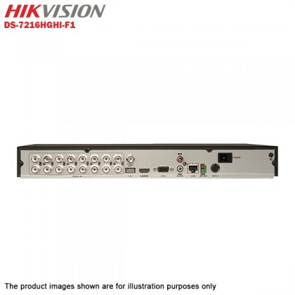 Hikvision Turbo HD 16 Channel CCTV DVR DS-7216HGHI-F1 + Hikvision 1MP 720P Indoor IR Dome Camera DS-2CE56C0T-IRP + 3TB WD Purple CCTV HDD