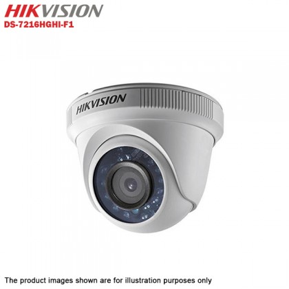 Hikvision Turbo HD 16 Channel CCTV DVR DS-7216HGHI-F1 + Hikvision 1MP 720P Indoor IR Dome Camera DS-2CE56C0T-IRP + 3TB WD Purple CCTV HDD