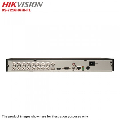 Hikvision Turbo HD 16 Channel CCTV DVR DS-7216HGHI-F1 + Hikvision 1MP 720P Bullet Camera DS-2CE16C0T-IRP & Dome Camera DS-2CE56C0T-IRP + 3TB Toshiba Surveillance CCTV HDD