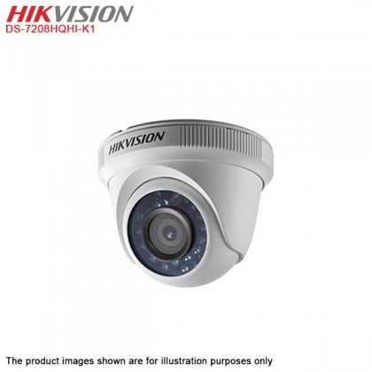 Hikvision Turbo HD 8 Channel CCTV DVR DS-7208HQHI-K1 + Hikvision 1MP 720P Bullet Camera DS-2CE16C0T-IRP & Dome Camera DS-2CE56C0T-IRP + 1TB Seagate Skyhawk CCTV HDD