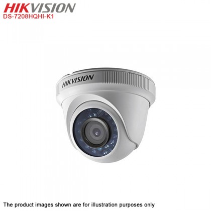 Hikvision Turbo HD 8 Channel CCTV DVR DS-7208HQHI-K1 + Hikvision 1MP 720P Indoor IR Dome Camera DS-2CE56C0T-IRP + 1TB Seagate Skyhawk CCTV HDD