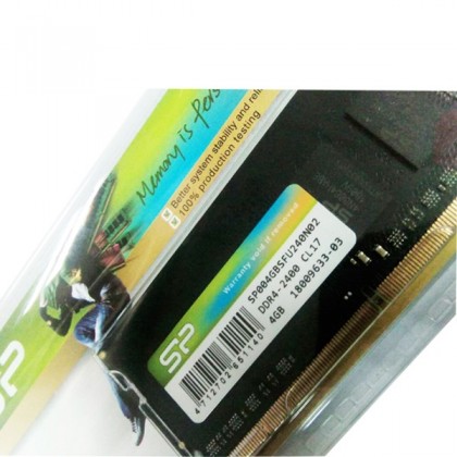 Silicon Power 4GB DDR4 2400 SODIMM 2400MHz PC4 19200 Notebook RAM SP004GBSFU240N02 Silicon Power 4GB DDR4 2400 SODIMM 2400MHz PC4 19200 Notebook RAM SP004GBSFU240N02
