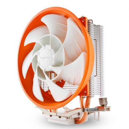 Segotep Frozen Tower T2 95W 1150 775 AM3 Heatpipe CPU Cooler - ORANGE