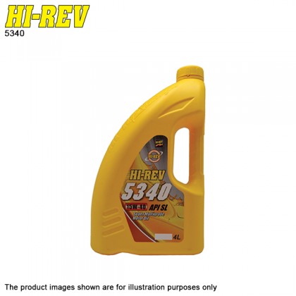 HI-REV 5340 4L API SL SAE 15W-40 Mineral Base Super Multigrade Motor Oil