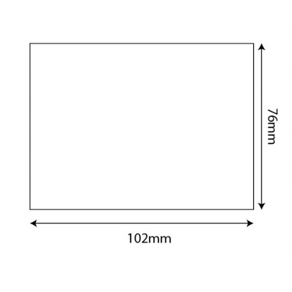 10 Rolls 102mm x 76mm Blank Barcode Label Sticker ( 500pcs per roll ) 