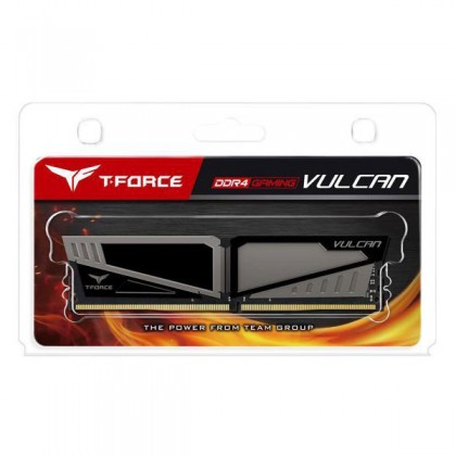 TeamGroup 8GB T-FORCE Vulcan Gray DDR4 2400 PC4 19200 UDIMM Desktop Gaming RAM TLGD48G2400HC1401