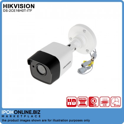 Hikvision DS-2CE16H0T-ITF 5MP Outdoor IR HD Bullet 4 In 1 CCTV Color Camera