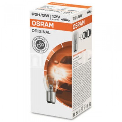 Genuine Osram Original P21/5W 21/5W 12V BAY15d 7528 Bulbs - 2 pcs