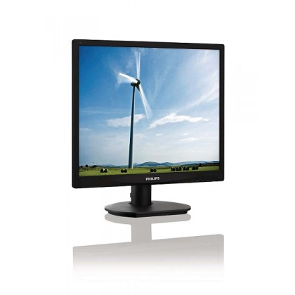 Philips S Line 19 Inch Square size Monitor VGA DVI HD LCD 1280 x 1024 with energy efficient LED display 19S4LSB5/69