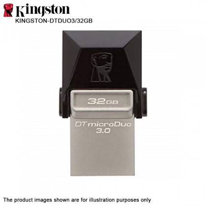 Kingston 32GB DataTraveler MicroDuo USB 3.0 OTG Flash Drive DTDUO3/32GB