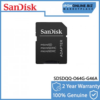 SanDisk SDSDQQ-O64G-G46A 64GB 20MB/s Class 10 High Endurance Video Monitoring Card with Adapter SanDisk SDSDQQ-O64G-G46A 64GB 20MB/s Class 10 High Endurance Video Monitoring Card with Adapter