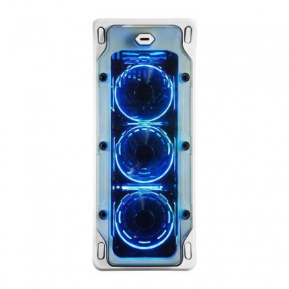 Segotep LUX II + 3 x Lighting 12CM RGB Fan Medium Tower ATX Gaming Casing White