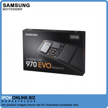 Samsung 500GB 970 EVO NVMe M.2 2280 V-NAND SSD 3500MB/s Speed MZV7E500BW Samsung 500GB 970 EVO NVMe M.2 2280 V-NAND SSD 3500MB/s Speed MZV7E500BW