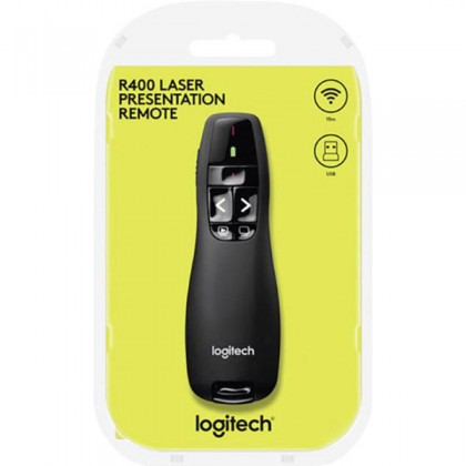 Logitech Wireless Presenter R400 with Laser Pointer & USB Logitech Wireless Presenter R400 with Laser Pointer & USB
