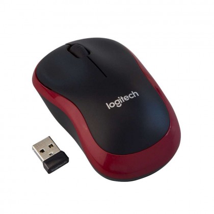 Logitech M185 Wireless Plug and Play Mouse - Red Logitech M185 Wireless Plug and Play Mouse - Red