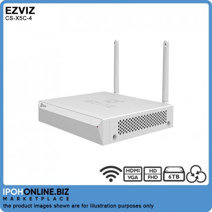 Ezviz Vault Live 4 Channel FHD 1080p Wireless NVR With HDMI VGA Output CS-X5C-4